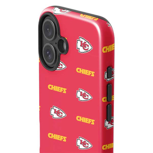 NFL Kansas City Chiefs Blitz Series iPhone 16 Plus Impact Case